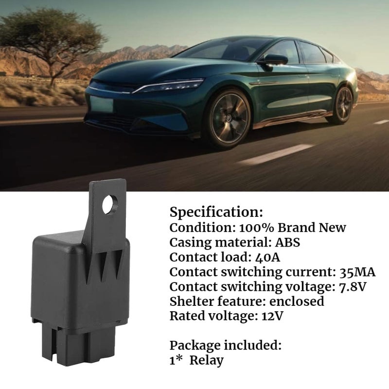 Klanata Automotive Relay, 12V 40amp 4pin Car Fan Relay Replacement, Fls821 Switching Fan for Ensuring Stable Operation of The Air Conditioning System - Image 2